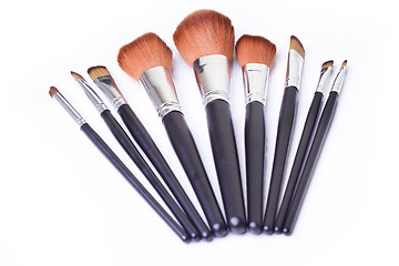 Image showing Makeup brushes