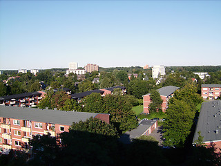 Image showing Kind on a city from height