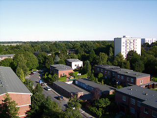 Image showing Kind on a city from height