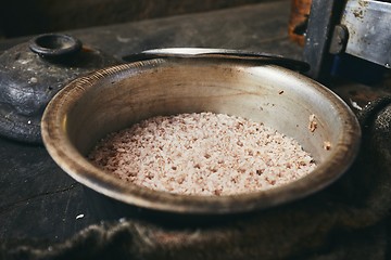 Image showing Bowl of rice