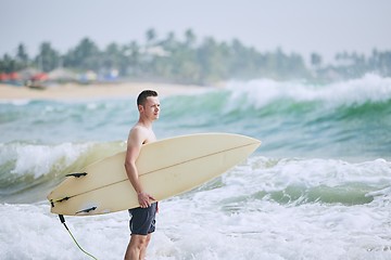 Image showing Portrait of surfer