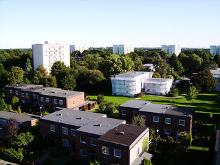 Image showing Kind on a city from height