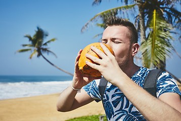 Image showing Relaxation on the beach