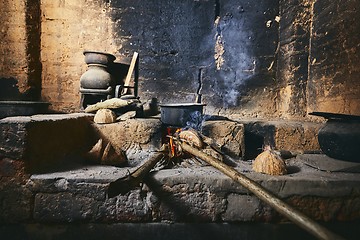 Image showing Old home kitchen in Sri Lanka