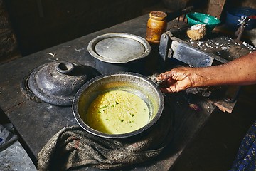 Image showing Old home kitchen in Sri Lanka