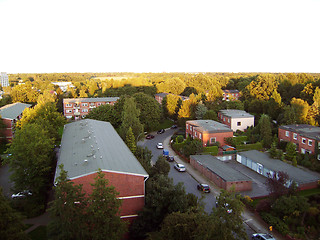 Image showing Kind on a city from height