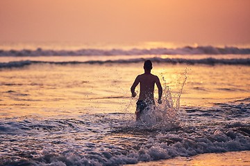 Image showing Vacations on the beach