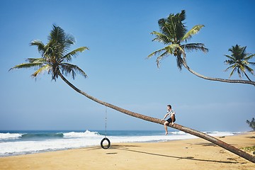 Image showing Relaxation on the beach