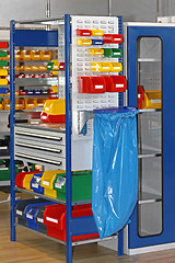 Image showing Trays and Bins Storage