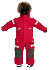 Image showing Childrens snowsuit fall