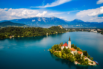 Image showing Slovenia - resort Lake Bled.