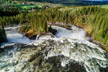 Image showing Ristafallet waterfall in the western part of Jamtland is listed 