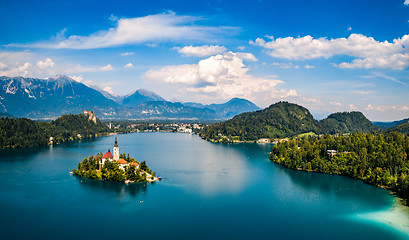 Image showing Slovenia - resort Lake Bled.