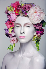 Image showing Beautiful flower queen