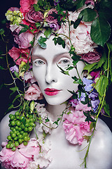 Image showing Beautiful flower queen