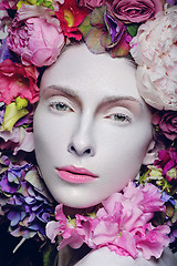 Image showing Beautiful flower queen