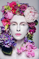 Image showing Beautiful flower queen