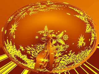 Image showing Abstract 3d background