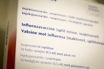 Image showing Influenza Vaccine