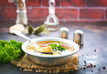 Image showing vegetable soup