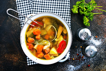 Image showing vegetable soup