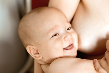 Image showing Mother Breast Feeding Baby