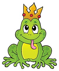 Image showing Frog with crown theme image 1