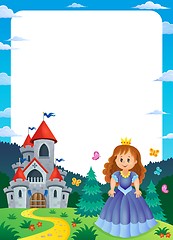Image showing Princess and castle composition frame 2