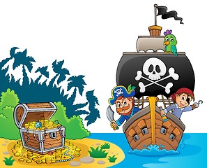 Image showing Image with pirate vessel theme 8