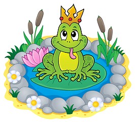 Image showing Frog with crown theme image 3