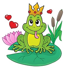 Image showing Frog with crown theme image 2