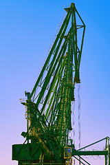 Image showing Harbour Level Luffing Crane