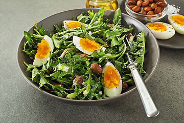 Image showing Dandelion salad