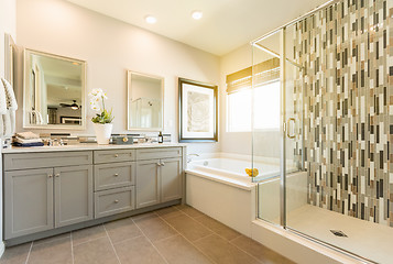 Image showing Beautiful Custom Master Bathroom