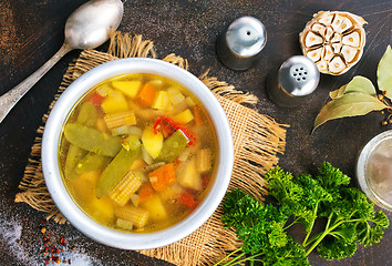 Image showing vegetable soup