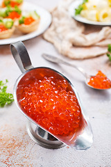 Image showing salmon caviar 