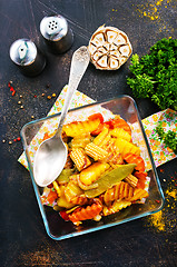 Image showing baked vegetables