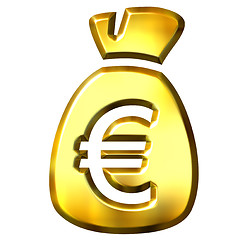 Image showing Sack full of Euros