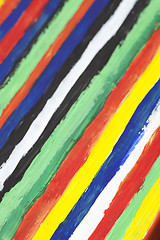 Image showing Modern striped artwork background. 