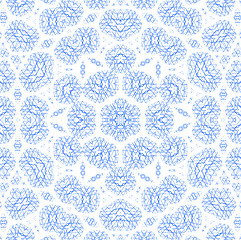 Image showing Background with abstract blue pattern