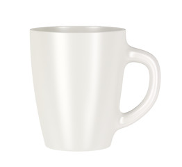 Image showing Ceramic mug isolated on white