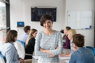 Image showing Portrait of successful Businesswoman