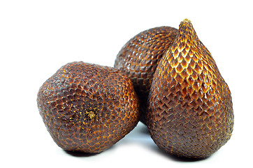 Image showing Snake fruit isolated on the white background