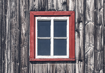 Image showing Window of a traditional rustic house