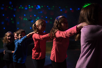 Image showing Kids neon disco party