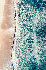 Image showing Coalcliff ocean waves