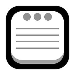 Image showing Note pad icon