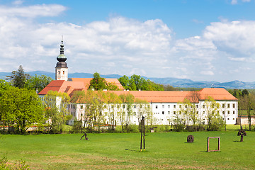 Image showing The Cistercian monastery Kostanjevica na Krki, homely appointed as Castle Kostanjevica, Slovenia, Europe