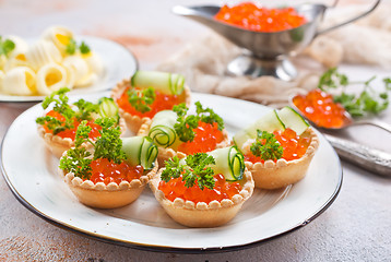 Image showing salmon caviar 