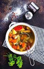 Image showing vegetable soup